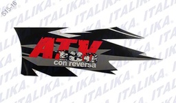 [F13020147] ETIQUETA IZQ ATV180 CON REVERSA ATV180