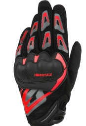[IMBASRED-L] GUANTE IMMORTALE BASIC NEGRO/RED