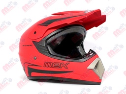 [AC1C-B400-101] Cross Helmet MATTE Shell Matte Red